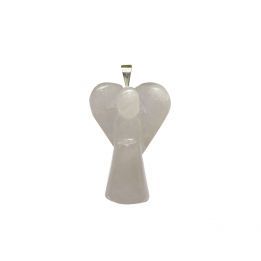 Colgante Ángel Cuarzo Rosa 3cm